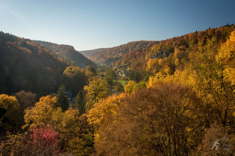 Widok z Zamku w Ojcowie