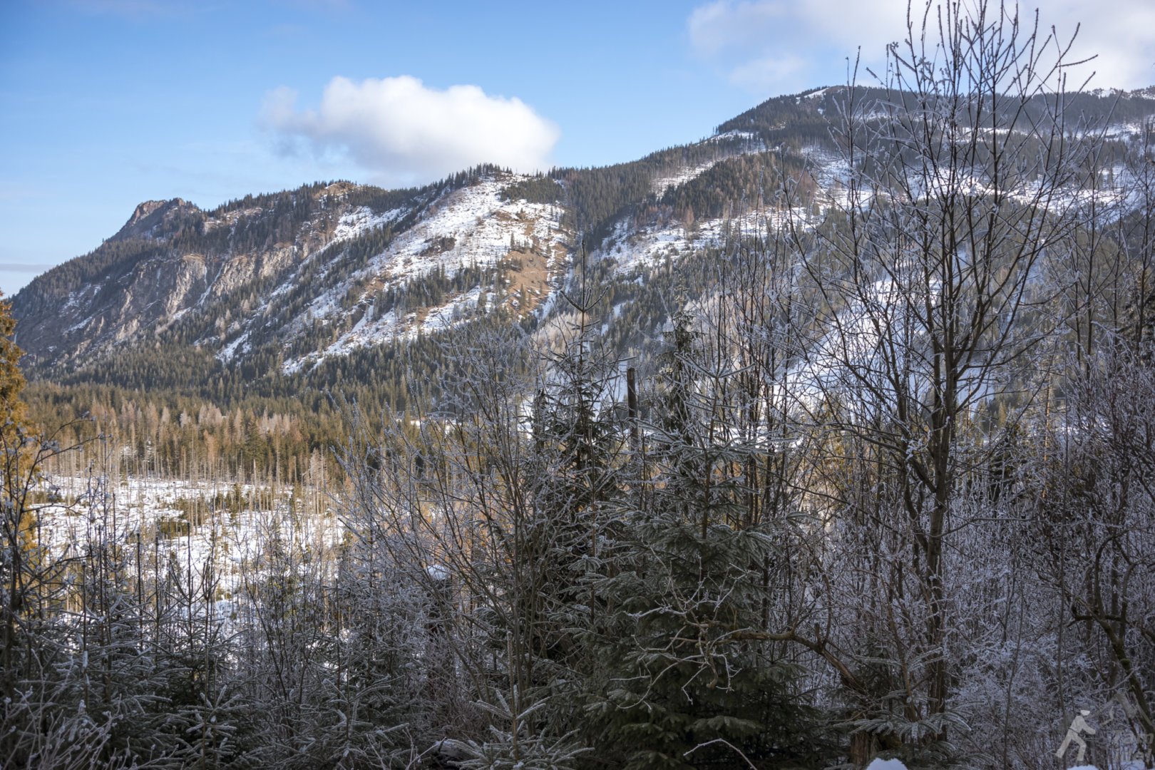 Takie widoczki towarzyszą nam w drodze nad Morskie Oko