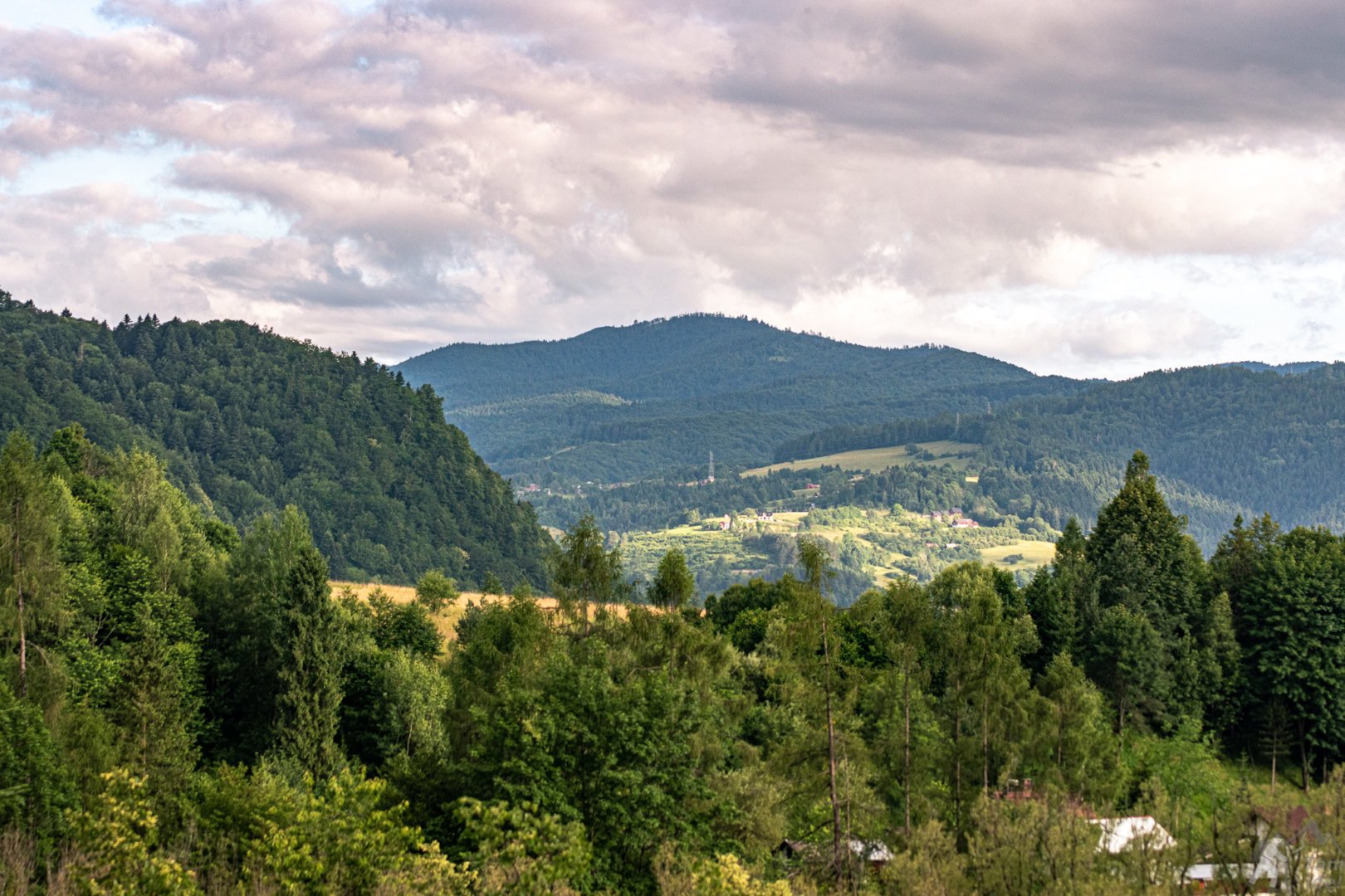 Widok na masyw Lubania